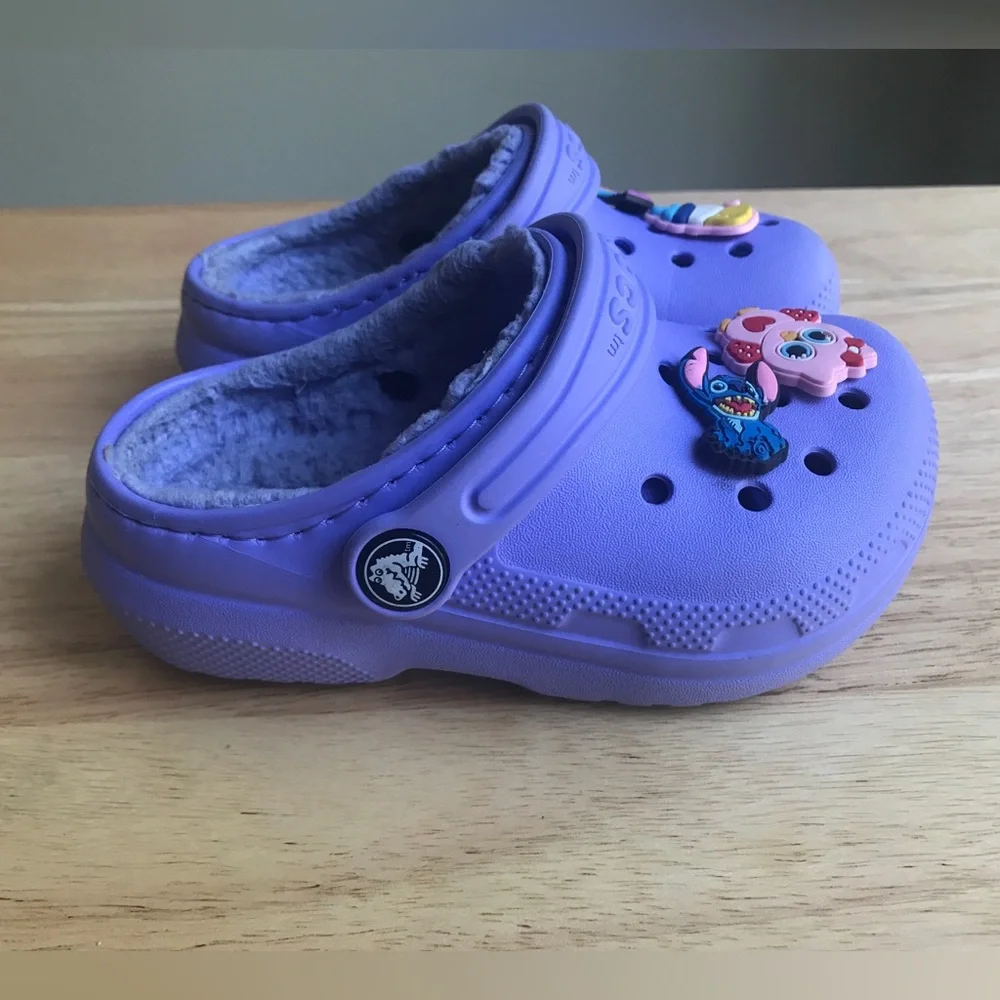 Crocs Kids Classic Lined Clog Size: C8